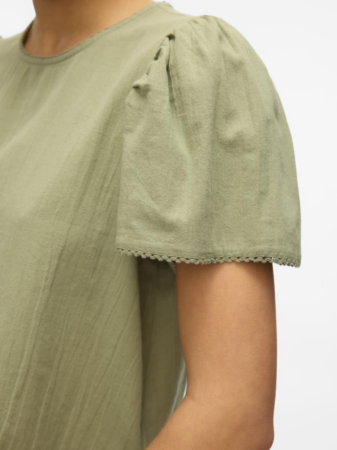 VMPRETTY Top - Hedge Green - VERO MODA & VILA Bergvik